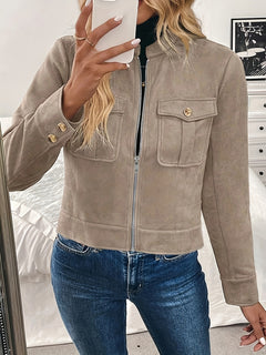 All-match Light Luxury Short Fashionable Coat Jacket - TikTopia