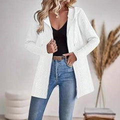 Casual Loose-fitting Women's Hoodie With Drawstrings Jacket Coat - TikTopia