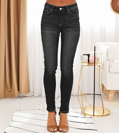 Women's Slim Fit Stretch Skinny Trousers - TikTopia