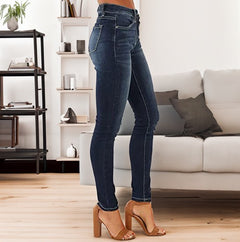 Women's Slim Fit Stretch Skinny Trousers - TikTopia