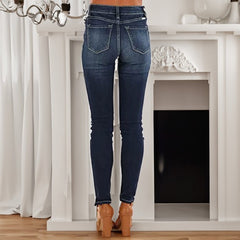 Women's Slim Fit Stretch Skinny Trousers - TikTopia