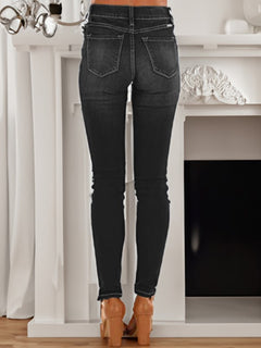Women's Slim Fit Stretch Skinny Trousers - TikTopia