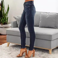 Women's Slim Fit Stretch Skinny Trousers - TikTopia