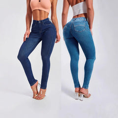 Hip Skinny Pants Stretch High Waist Jeans For Women - TikTopia