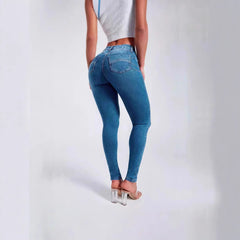 Hip Skinny Pants Stretch High Waist Jeans For Women - TikTopia