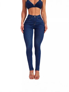 Hip Skinny Pants Stretch High Waist Jeans For Women - TikTopia