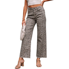 Women's European And American Personalized High Waist Frayed Jeans - TikTopia