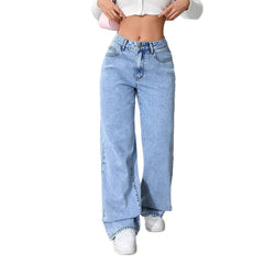 Women's Printed Jeans Summer Loose Trendy - TikTopia