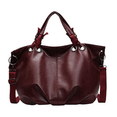 Solid Color Portable One-shoulder Tote Women's Bag - TikTopia
