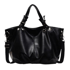 Solid Color Portable One-shoulder Tote Women's Bag - TikTopia