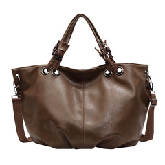 Solid Color Portable One-shoulder Tote Women's Bag - TikTopia