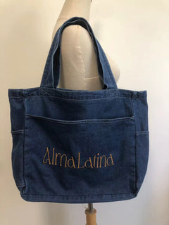 Denim Shoulder Bag Large Capacity Totes - TikTopia