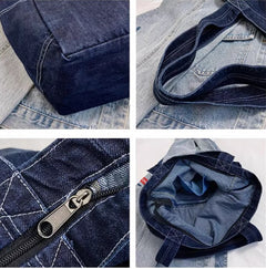 Denim Shoulder Bag Large Capacity Totes - TikTopia
