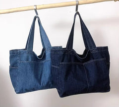 Denim Shoulder Bag Large Capacity Totes - TikTopia