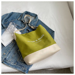 Popular All-matching Canvas Internet Celebrity Crossbody Shoulder Bag - TikTopia