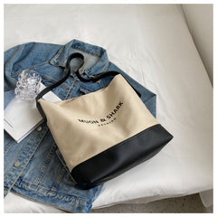 Popular All-matching Canvas Internet Celebrity Crossbody Shoulder Bag - TikTopia