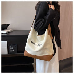 Popular All-matching Canvas Internet Celebrity Crossbody Shoulder Bag - TikTopia