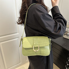 Advanced Texture Underarm Retro Style Fashionable Vachette Clasp Women's Shoulder Bag - TikTopia