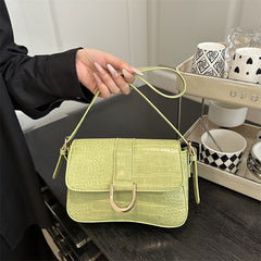 Advanced Texture Underarm Retro Style Fashionable Vachette Clasp Women's Shoulder Bag - TikTopia