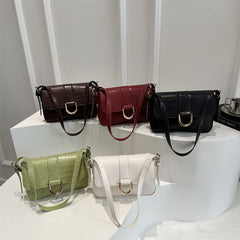 Advanced Texture Underarm Retro Style Fashionable Vachette Clasp Women's Shoulder Bag - TikTopia