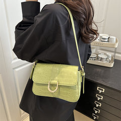 Advanced Texture Underarm Retro Style Fashionable Vachette Clasp Women's Shoulder Bag - TikTopia