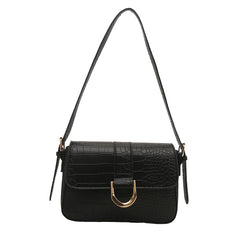Advanced Texture Underarm Retro Style Fashionable Vachette Clasp Women's Shoulder Bag - TikTopia