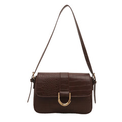 Advanced Texture Underarm Retro Style Fashionable Vachette Clasp Women's Shoulder Bag - TikTopia