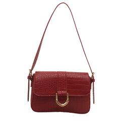 Advanced Texture Underarm Retro Style Fashionable Vachette Clasp Women's Shoulder Bag - TikTopia