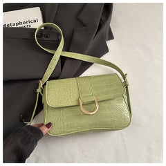 Advanced Texture Underarm Retro Style Fashionable Vachette Clasp Women's Shoulder Bag - TikTopia