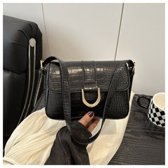 Advanced Texture Underarm Retro Style Fashionable Vachette Clasp Women's Shoulder Bag - TikTopia