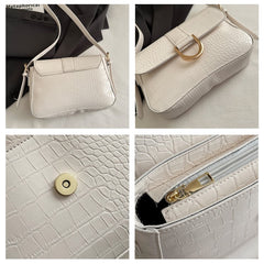 Advanced Texture Underarm Retro Style Fashionable Vachette Clasp Women's Shoulder Bag - TikTopia