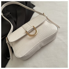 Advanced Texture Underarm Retro Style Fashionable Vachette Clasp Women's Shoulder Bag - TikTopia