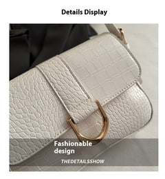 Advanced Texture Underarm Retro Style Fashionable Vachette Clasp Women's Shoulder Bag - TikTopia