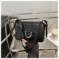 Advanced Texture Underarm Retro Style Fashionable Vachette Clasp Women's Shoulder Bag - TikTopia