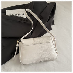 Advanced Texture Underarm Retro Style Fashionable Vachette Clasp Women's Shoulder Bag - TikTopia