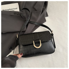 Advanced Texture Underarm Retro Style Fashionable Vachette Clasp Women's Shoulder Bag - TikTopia