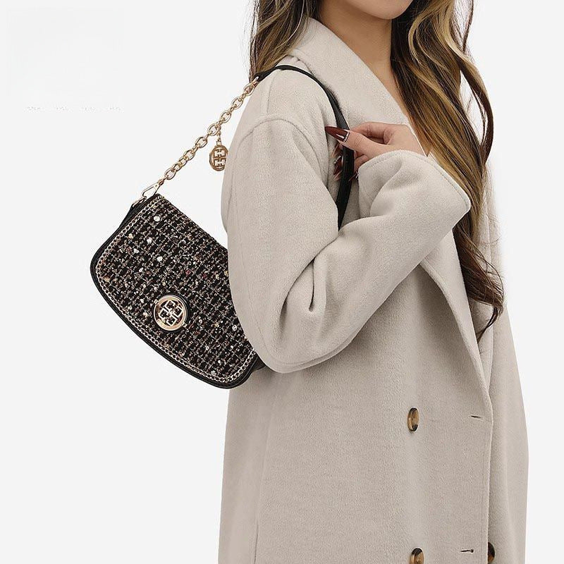 Commuter Crossbody Underarm Chain Shoulder Bag - TikTopia