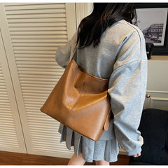 Women's Summer Large Capacity Retro Bucket Bag - TikTopia