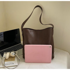 Women's Summer Large Capacity Retro Bucket Bag - TikTopia
