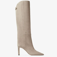 Simple European And American Style Fashion Catwalk Pointed-toe Stiletto Straight Boots - TikTopia