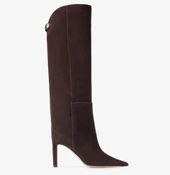 Simple European And American Style Fashion Catwalk Pointed-toe Stiletto Straight Boots - TikTopia