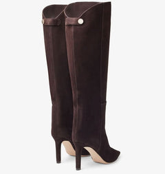 Simple European And American Style Fashion Catwalk Pointed-toe Stiletto Straight Boots - TikTopia