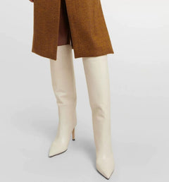 Simple European And American Style Fashion Catwalk Pointed-toe Stiletto Straight Boots - TikTopia