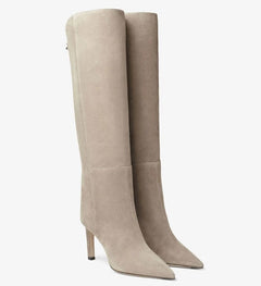 Simple European And American Style Fashion Catwalk Pointed-toe Stiletto Straight Boots - TikTopia