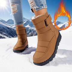 Snow Boots For Women Plus Size Plus Velvet Warm Cotton Boots - TikTopia