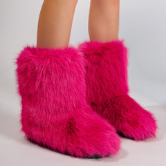 Snow Boots Middle Boots Furry Boots - TikTopia