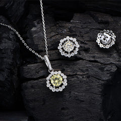 925 Sterling Silver Jewellery Set Of Two - TikTopia
