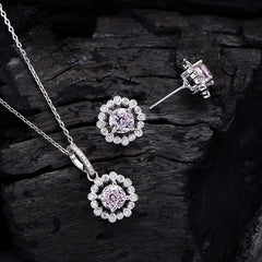 925 Sterling Silver Jewellery Set Of Two - TikTopia