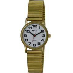 Ravel Ladies Gilt Expander Strap Watch - TikTopia