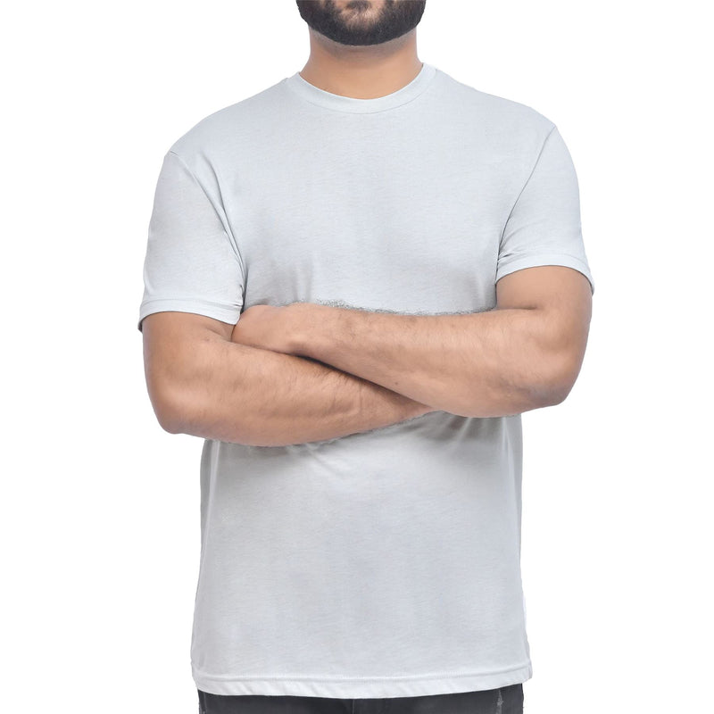 Mens Crew Tee Grey L - TikTopia